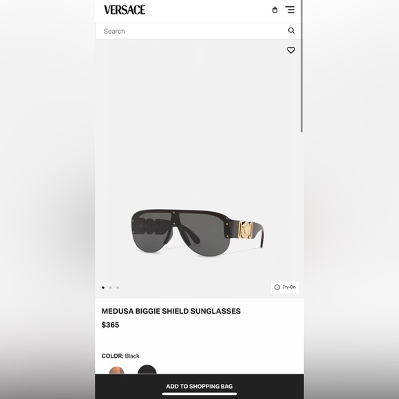 Medusa Biggie Shield Sunglasses